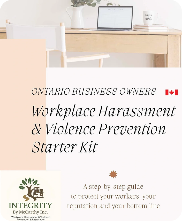 Ontario business guide on harassment